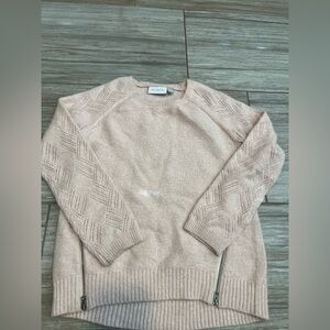 The Children's Place Blush Sweater with Patterned Sleeves